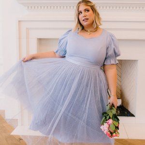 IVY CITY CO - ENCORE DRESS IN PERIWINKLE